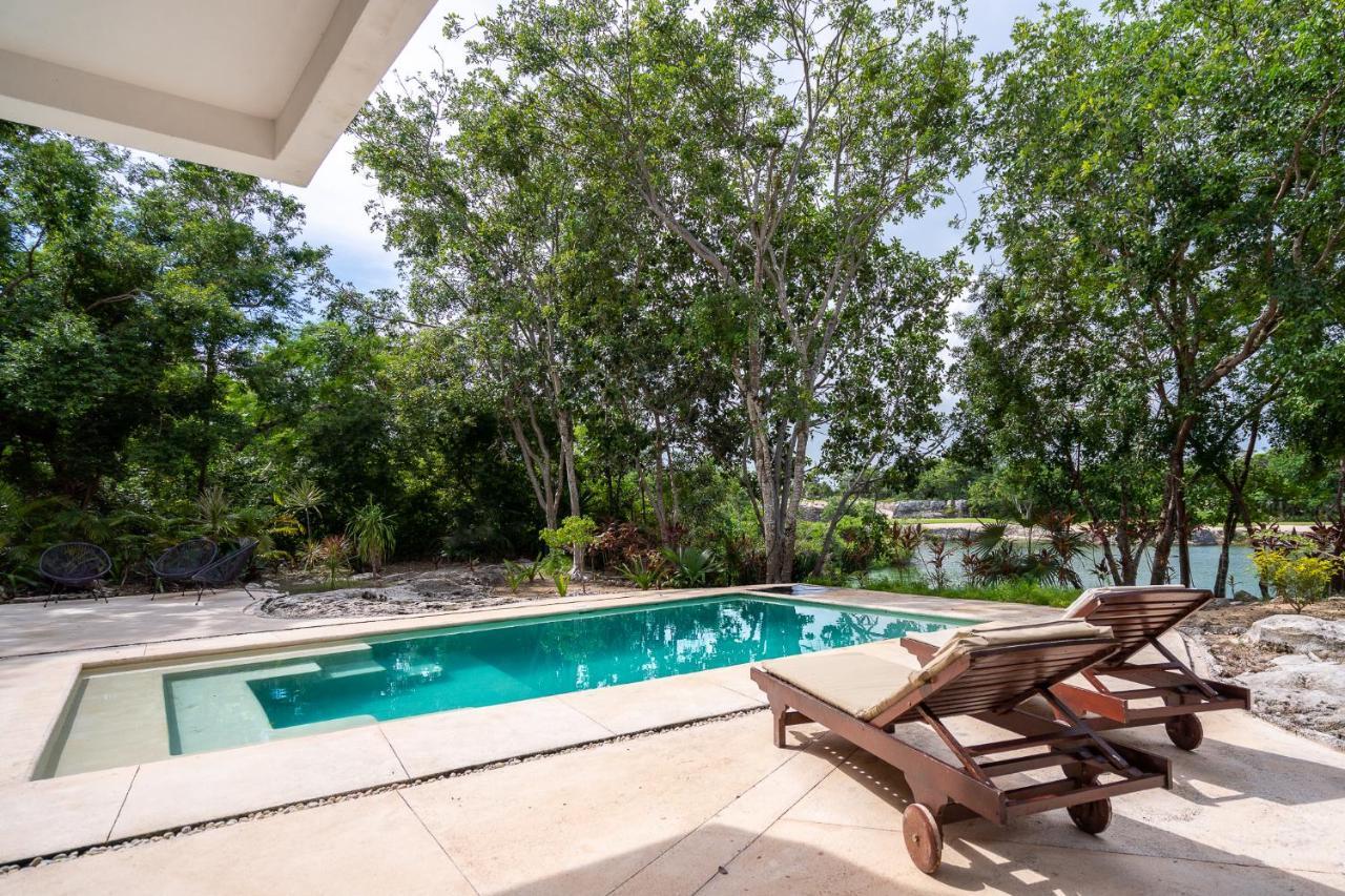 Tulum Country Club Private Villa With Pool 18 People Exteriör bild